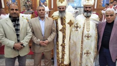 رئيس مدينة إطسا يزور الكنائس لتقديم التهنئة بعيد الميلاد المجيد