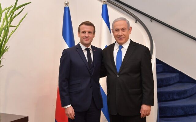 نتنياهو يزور فرنسا في 2 فبراير للقاء ماكرون، في ثاني زيارة له إلى الخارج منذ عودته إلى الحكم