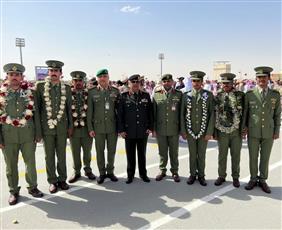 كلية عسكرية قطرية تشهد تخرج 13 ضابطا كويتيا من منتسبي الحرس الوطني