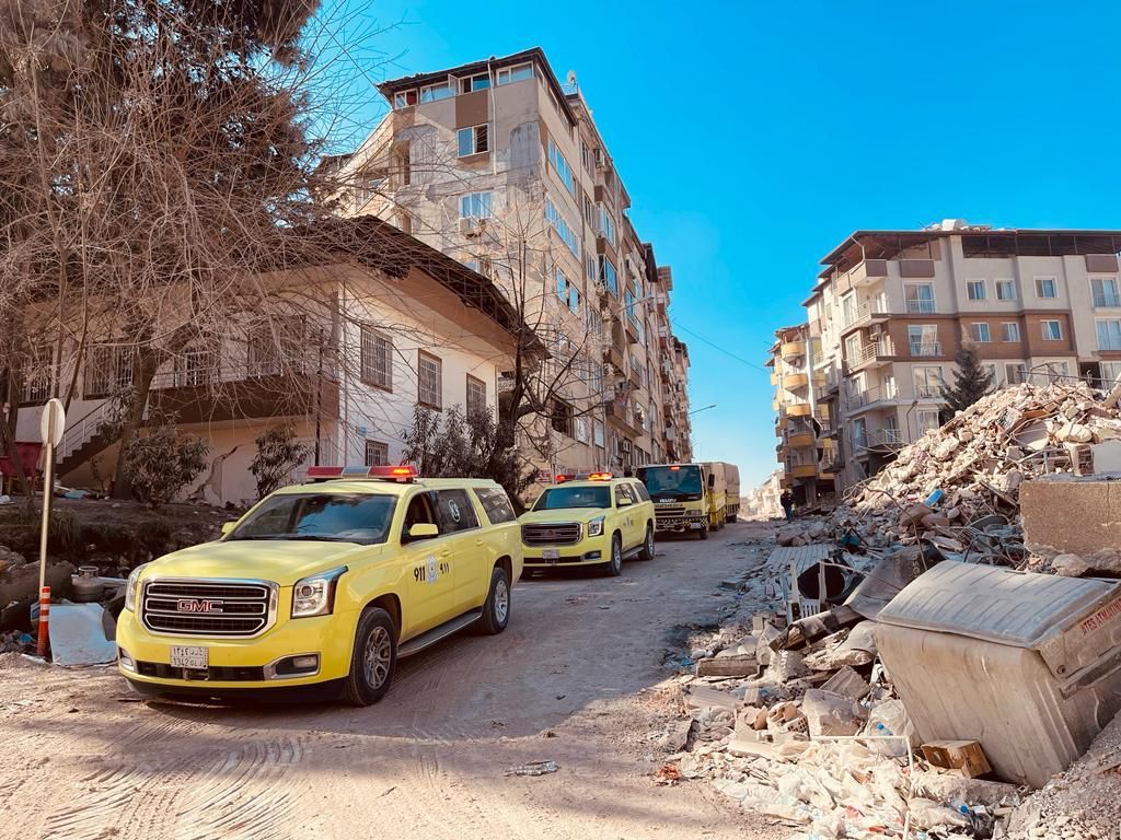 فريق البحث والإنقاذ السعودي.. مهام وأعمال ميدانية في (46) موقع عمليات في (3) مدن تركية ..