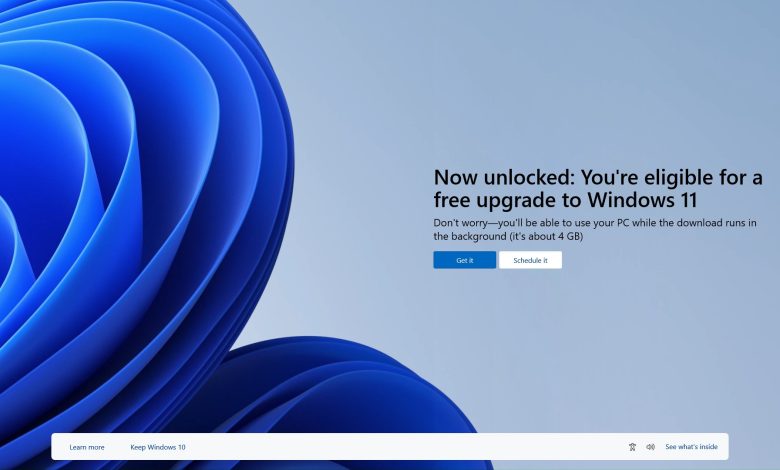 مايكروسوفت تعرض خطأً ترقيات ويندوز 11 إلى حواسيب لا يمكنها تشغيله