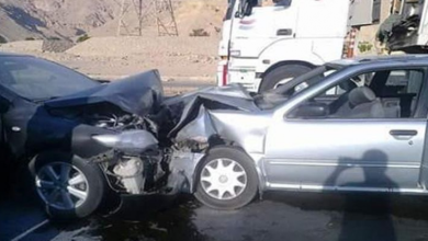 إصابة 8 أشخاص في حادث تصادم بالطريق الصحراوي