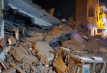 انهيار منزل مكون من 3 طوابق بأسيوط وإنقاذ6  أشخاص من تحت الأنقاض