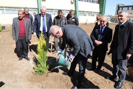 جامعة اليرموك تحتفل بيوم الشجرة