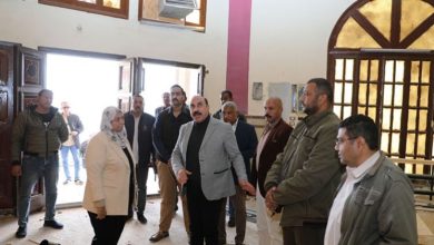 محافظ أسوان يقرر سحب أعمال تطوير مسجد النادى من الشركة المنفذة