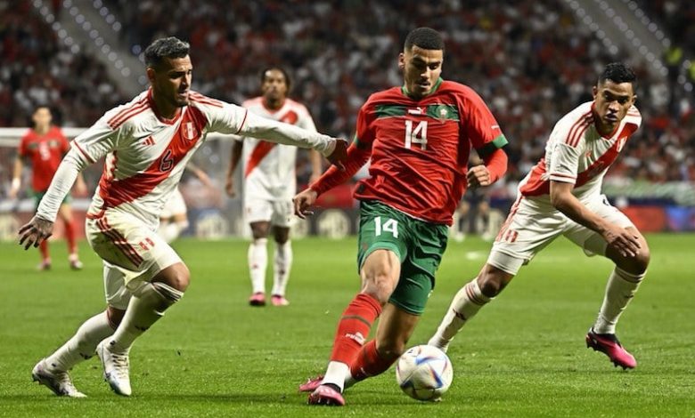 المنتخب المغربي يكتفي بالتعادل السلبي في مباراة ودية أمام البيرو