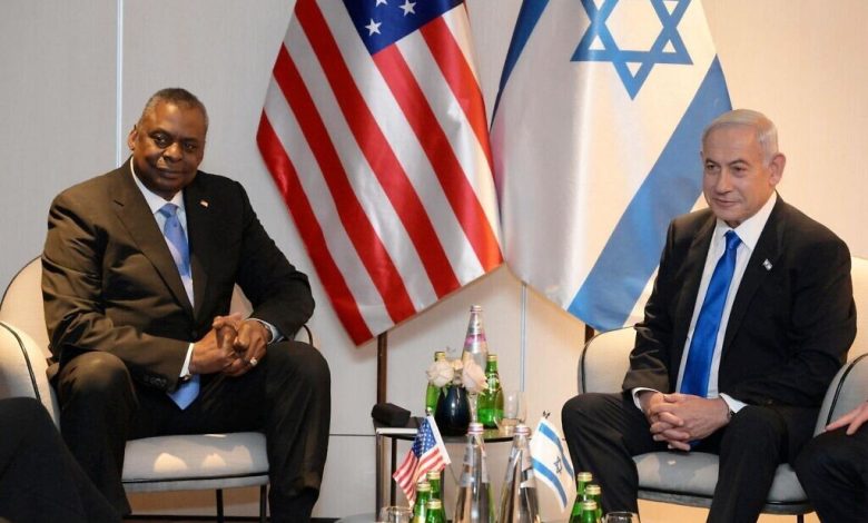 أوستن يعرب عن قلق واشنطن من عنف المستوطنين خلال زيارته إلى إسرائيل