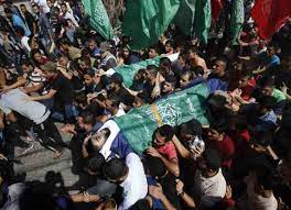 الفلسطينيون يشيعون جثامين شهداء مجزرة الاحتلال الإسرائيلي في جنين
