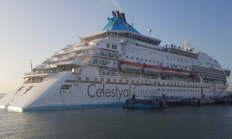 المنطقة الاقتصادية لقناة السويس: السفينة CELESTYAL CRYSTAL تصل ميناء بورسعيد السياحي