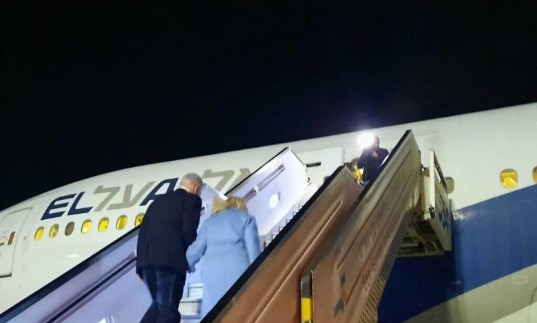 بعد تأخيرات، نتنياهو يتجه إلى لندن، حيث ينتظره المزيد من المتظاهرين