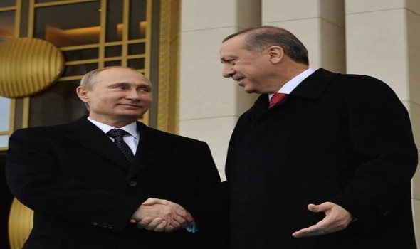 بوتين وأردوغان يبحثان هاتفيا الوضع في سوريا وأوكرانيا والعلاقات الاقتصادية