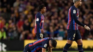 لاعب برشلونة مهدد بالغياب عن كلاسيكو الكأس