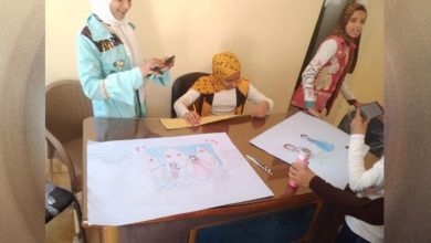 مسابقة فنية عن عيد الأم بديرمواس في المنيا