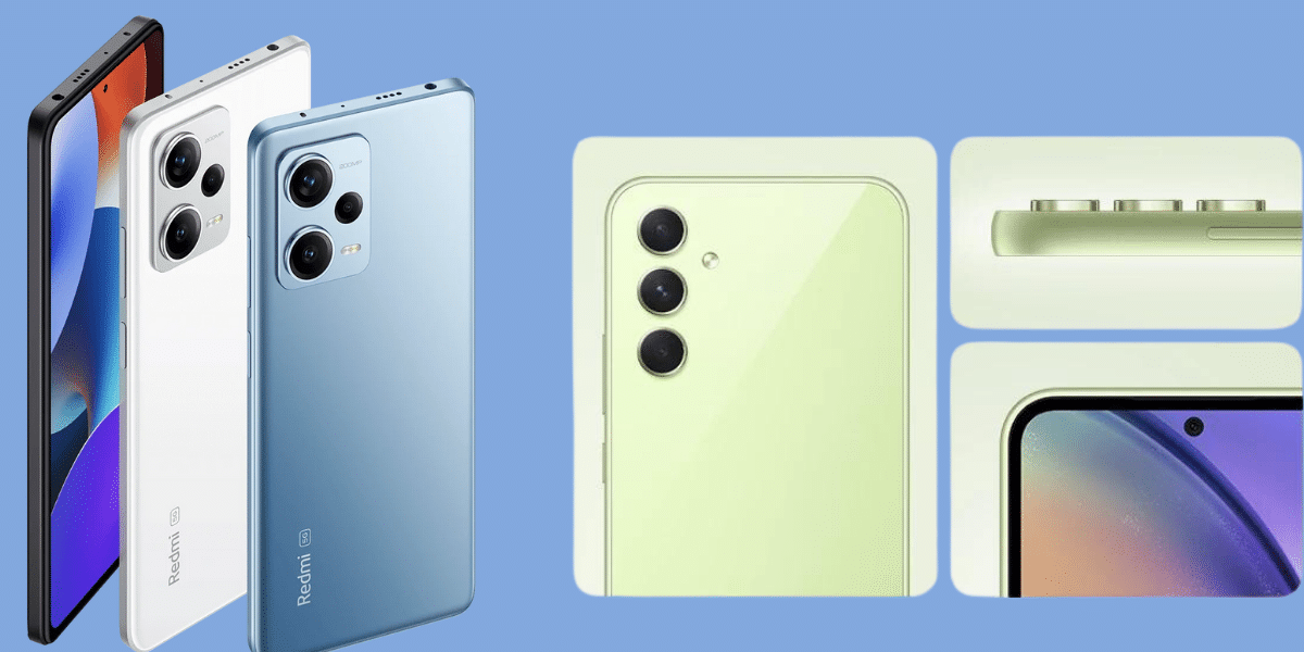 مقارنة شاملة بين هاتف سامسونج Galaxy A54 و+Redmi Note 12 Pro
