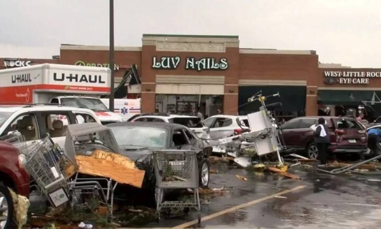 ولاية أركنساس: 600 إصابة وأضرار جسيمة جراء الإعصار - أخبار السعودية