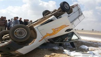 إصابة 5 في حادث سير بكفر الشيخ