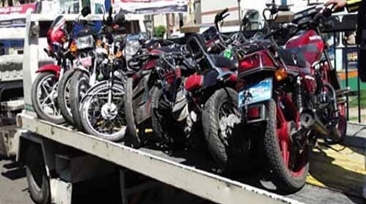 الإيقاع بـ 240 دراجة نارية مخالفة في حملة أمنية