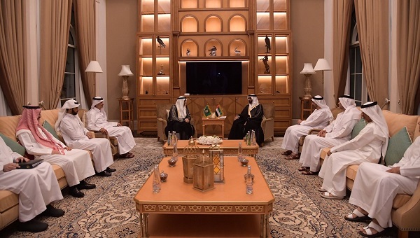 البواردي يستقبل أمين عام مجلس التعاون الخليجي في أبوظبي