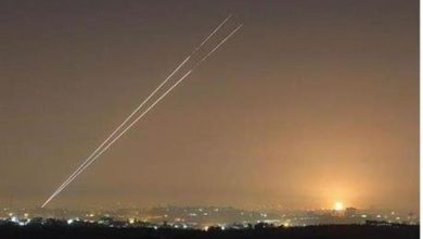 رشقة صاروخية جديدة من قطاع غزة تجاه مستوطنات الغلاف