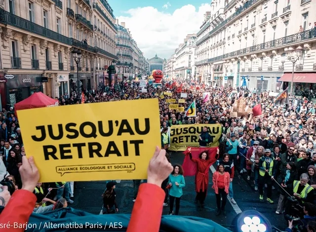 فرنسا… الائتلاف النقابي يدعو إلى “تعبئة استثنائية” يوم فاتح ماي احتجاجا على إصلاح نظام التقاعد