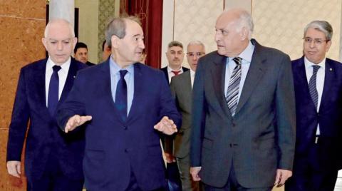 وزير الخارجية السوري في الجزائر