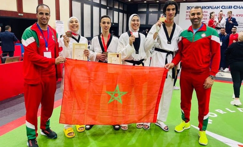 تيكواندو المغرب ينال ميداليات في بلغاريا