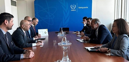 الأمين العام لمجلس التعاون يؤكد اهتمام مجلس التعاون في تعزيز التعاون مع الوكالة الدولية للطاقة الذرية