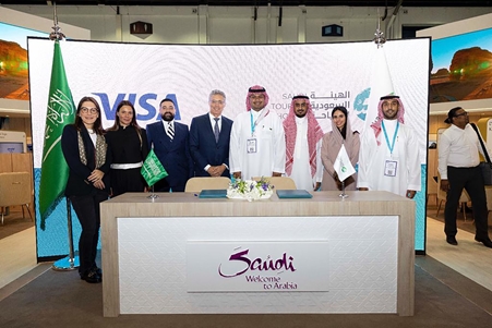 توقيع مذكرة تفاهم بين «فيزا» والهيئة السعودية للسياحة في معرض سوق السفر العربي 2023 لتعزيز التجربة السياحية السعودية