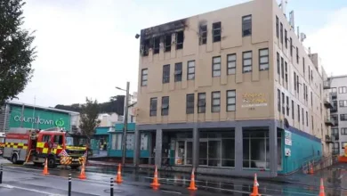 مصرع 6 جراء حريق بمبنى من 4 طوابق في نيوزيلندا