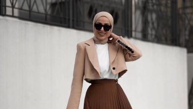 نصائح تنسيق الجاكيت البليزر بشكل محتشم مع الحجاب