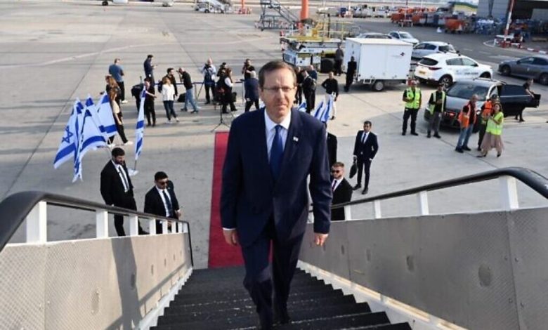 هرتسوع يتوجه إلى أذربيجان للقاء الرئيس علاييف في باكو مع توسع العلاقات بين البلدين