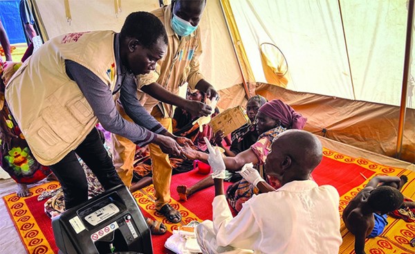 نازحو الحرب في السودان يعيشون في ظروف قاسية