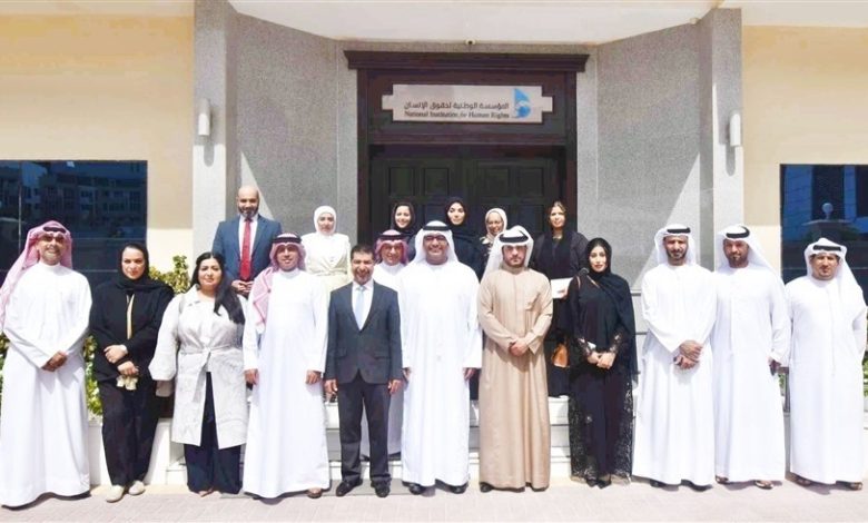 الهيئة الوطنية لحقوق الإنسان تبحث التعاون وتبادل الخبرات مع البحرين