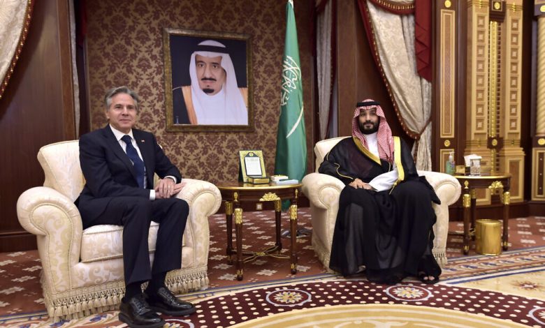 بلينكين يزور السعودية لإعادة بناء العلاقات المتوترة وتعزيز التطبيع مع إسرائيل