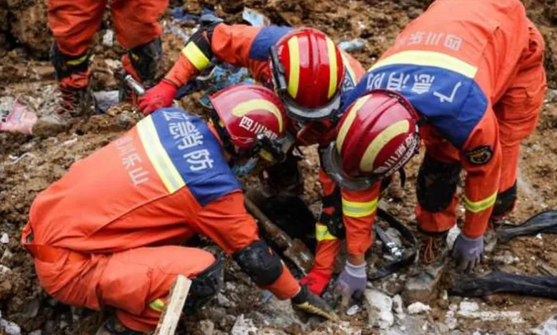 عاجل.. مصرع 19 شخصا جراء انهيار جبلي في الصين