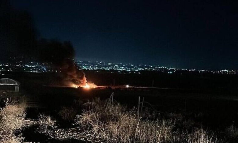 غارة لطائرة مسيرة إسرائيلية تقتل 3 مسلحين فلسطينيين في مركبتهم بشمال الضفة الغربية