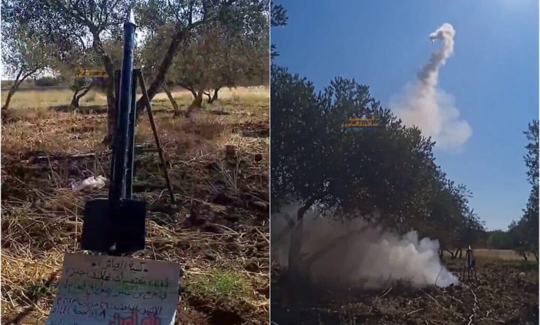 فيديو يظهر محاولة فلسطينيين اطلاق صواريخ بدائية الصنع شمال الضفة الغربية
