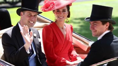 الأمير ويليام وكيت ميدلتون (Prince William and Catherine). مصدر الصورة: HENRY NICHOLLS / AFP