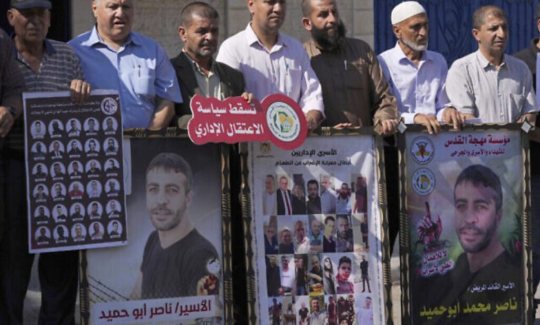 أكثر من 1100 فلسطيني محتجزون في إسرائيل دون محاكمة في أعلى رقم منذ عام 2003