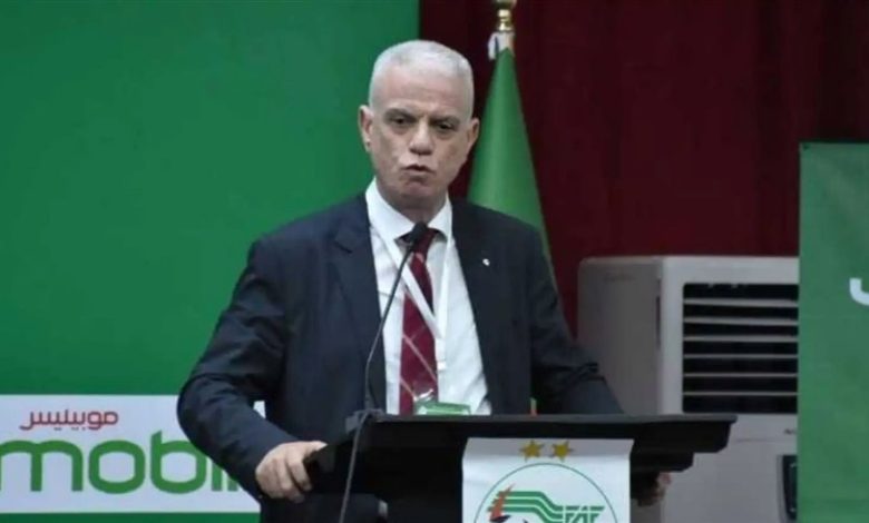 استقالة رئيس اتحاد الكرة الجزائري من منصبه