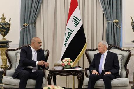 الخصاونة يلتقي الرئيس العراقي -  الاخباري