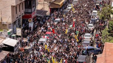 "برا برا".. هتافات ضد قيادة السلطة وحركة فتح خلال تشييع جثامين شهداء جنين