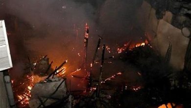 حريق يدمّر منزلا تراثيا وسط دمشق ويسبب أضرارا بمنزل رئيس سوري سابق