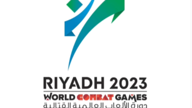 كشف النقاب عن شعار دورة الألعاب العالمية للفنون القتالية الرياض 2023 - الصورة من حساب البطولة على انستغرام