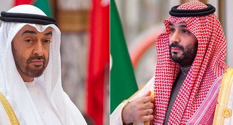 ولي العهد السعودي يُعزي هاتفياً الشيخ محمد بن زايد في وفاة الشيخ سعيد بن زايد