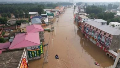 مصرع شخصين في فيضانات وانهيارات طينية شمال غربي الصين - أخبار السعودية