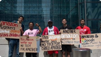 واشنطن: فعاليات احتجاجية تطالب شركة "أمازون" بالانسحاب من عقد مع جيش الاحتلال