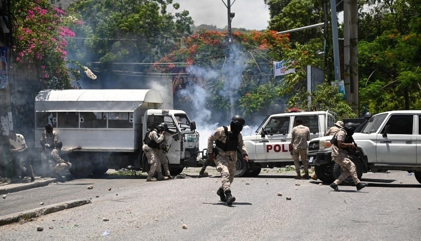 عناصر الشرطة في هايتي (أ ف ب)