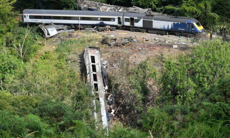 أسكتلندا: إصابات في تصادم قطارين أحدهما بني قبل 100 عام - أخبار السعودية