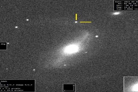 أردني يكتشف نجما متفجرا "سوبرنوفا" على بعد 45 مليون سنة ضوئية